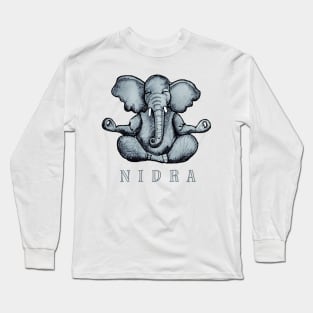 Nidra Yoga Elephant Long Sleeve T-Shirt